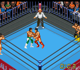 Super Fire Pro Wrestling X (Japan) In game screenshot